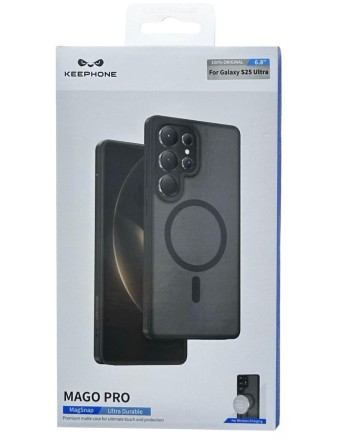  Накладка для Samsung Galaxy S25 Ultra Keephone Mago Pro Magsnap матовый черный