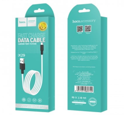Usb Кабель-зарядка Micro Hoco X29 Superior 2A 1м силиконовый белый