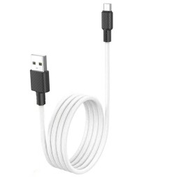 Usb Кабель-зарядка Micro Hoco X29 Superior 2A 1м силиконовый белый