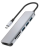  USB-C хаб Wiwu Alpha 7в1 3USB/HDMI/USB-C/MicroSD/TF серый