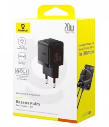 Сетевое зар. устр. Baseus Palm Fast Charger 1C 20W (P10111602113-00) черное