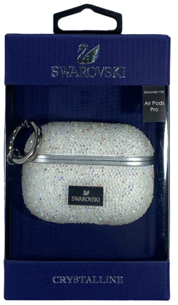  Чехол для AirPods Pro Swarovski белый