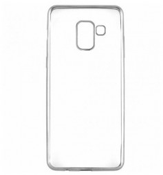 Чехол-накладка силикон 0.5мм Samsung Galaxy A8 2018 прозрачный