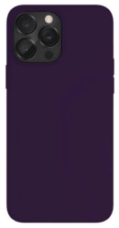 Чехол-накладка i-Phone 14 Pro Silicone icase №30-1 темный фиолетовый