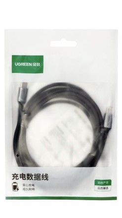  Usb Кабель-зарядка Type-C на Type-C Ugreen US261 2м серый
