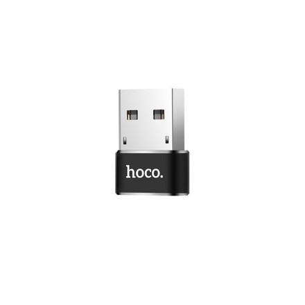  Переходник USB наType-C Hoco UA6 черный