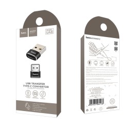 Переходник USB наType-C Hoco UA6 черный