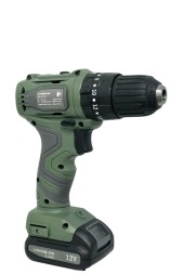 Аккумуляторная ударная дрель-шуруповерт MarsWorker 12V Lithium Impact Drill зеленая