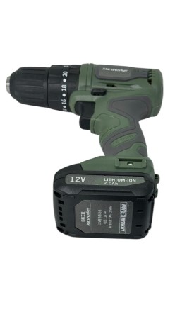  Аккумуляторная ударная дрель-шуруповерт MarsWorker 12V Lithium Impact Drill зеленая