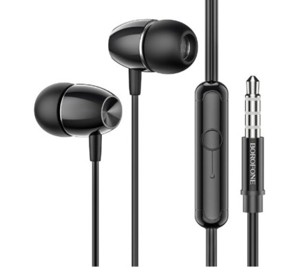  Наушники с микрофоном Borofone BM57 Platinum 1.2м черные