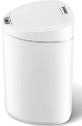 Умное мусорное ведро Ninestars Foot Sensor Trash Can 8л (DZT-8-29S) белое
