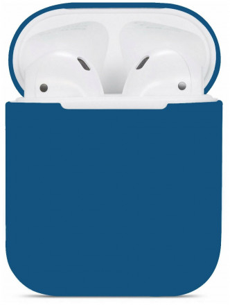 Силиконовый чехол для AirPods Hang Case синий