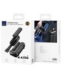 Автомобильный компрессор/пылесос WIWU Inflatable Pumps 5в1 Wi-AI002 черный