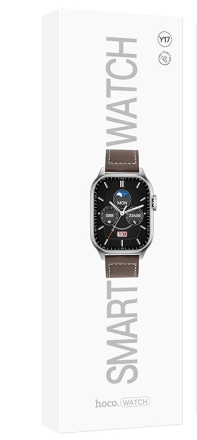  Смарт-часы Hoco Y17 Smart Sports Watch 2.03&quot;/240х296/300mAh Серебро