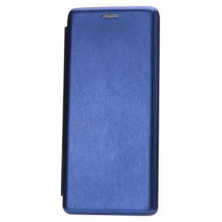 Чехол-книжка Xiaomi redmi 9A Fashion Case кожаная боковая синяя