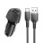  Автомобильное заряд. устр. Borofone BZ31A с шнуром Type-C 2USB 3.4A черное