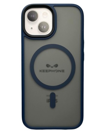  Накладка для i-Phone 15 Keephone Mago Pro Magsafe синий