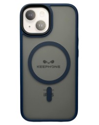 Накладка для i-Phone 15 Keephone Mago Pro Magsafe синий