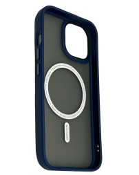 Накладка для i-Phone 15 Keephone Mago Pro Magsafe синий