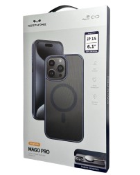 Накладка для i-Phone 15 Keephone Mago Pro Magsafe синий