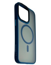 Накладка для i-Phone 15 Keephone Mago Pro Magsafe синий