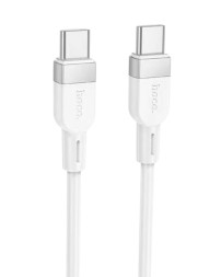 Usb Кабель-зарядка Type-C на Type-C Hoco X109 3A 60W 1м силиконовый белый