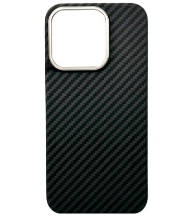  Накладка для i-Phone 15 Pro Keephone Kevlar Magsafe черный
