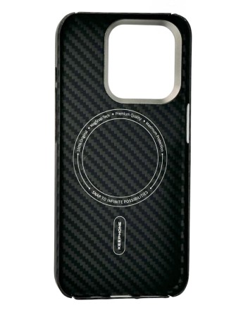  Накладка для i-Phone 15 Pro Keephone Kevlar Magsafe черный