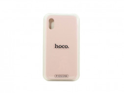 Накладка для i-Phone X Hoco Pure series силиконовая, бежевая