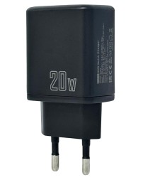 Сетевое зарядное устройство EOFE E203 1C/1USB 20W черное