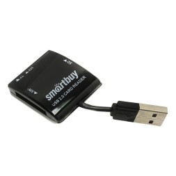 Картридер Smartbuy 713, USB 2.0 - SD/microSD/MS/M2 (SBR-713-K) черный