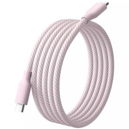 Кабель Xiaomi Type-C Type-C 1м 6A розовый
