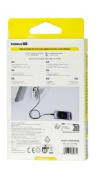Кабель-зарядка Type-C на Lightning Baseus Dura Series 20W 1м (P10377800U01-01) черно-красный