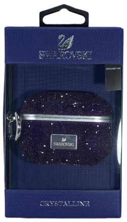  Чехол для AirPods Pro Swarovski фиолетовый