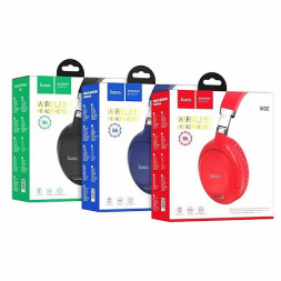Стереонаушники Bluetooth полноразмерные HOCO W32 Sound Magic BT5.0/200mAh/8ч красные