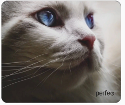 Perfeo Коврик для компьютерной мыши "Cat", Рис.25 (180*220*2 мм), ткань+резиновое основание