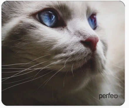  Perfeo Коврик для компьютерной мыши "Cat", Рис.25 (180*220*2 мм), ткань+резиновое основание
