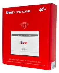 Мобильный роутер Bvot 4G LTE CPE WiFi 300 Mbps/1wan/2lan белый
