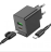  Сетевое зар. устр. Borofone BAS14A 1USB/1C с кабелем Type-C на Type PD/QC3.0 18W/20W чёрный
