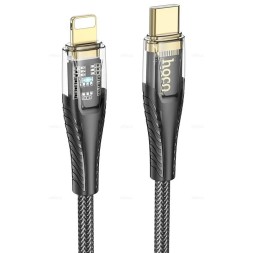 Usb Кабель-зарядка Type-C на Lightning Hoco U121 3A 1.2м черный