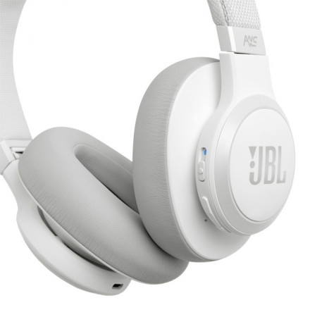 Стереонаушники Bluetooth Полноразмерные JBL Live 650BT BT4.1/700mAh/30ч белые