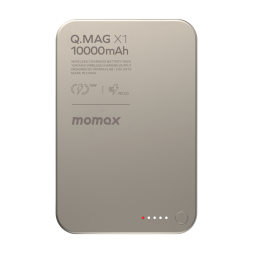 Powerbank магнитный с MagSafe Momax Q. Mag X1 10000mAh IP117AE Титан