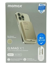 Powerbank магнитный с MagSafe Momax Q. Mag X1 10000mAh IP117AE Титан