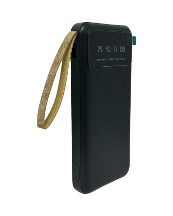  Powerbank Guo Hao china 20000mAh 1USB/1C с проводом Usb/Type-C/Micro/Lightning черный