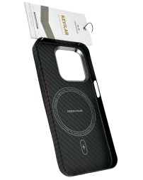 Накладка для i-Phone 15 Pro Max Keephone Kevilar Magsafe Woven разноцветный