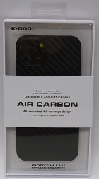 Накладка для iPhone 14 K-Doo Air Carbon пластик чёрная