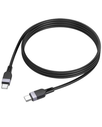  Usb Кабель-зарядка Type-C на Type-C Hoco X109 3A 60W 1м силиконовый черный