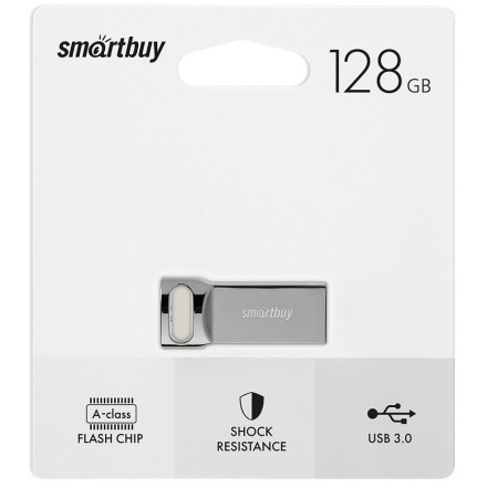  3.0 USB флеш накопитель Smartbuy 128GB M2 Metal 100MB/s (SB128GBM2)