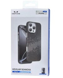 Накладка для i-Phone 16 Pro Keephone Kevilar Seanova MagSnap черный