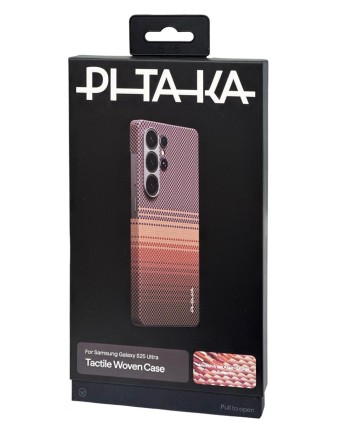  Накладка для Samsung Galaxy S25 Ultra Pitaka Tactile Woven case (Sunset)